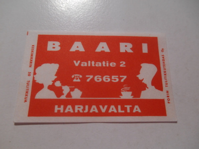 TT Etiketti Baari Harjavalta