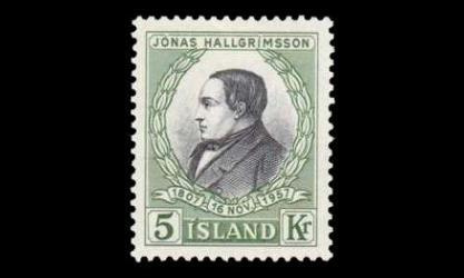 Islanti 322 ** Jonas Hallgrimsson (1957)