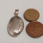 Hopeinen medaljonki riipus 925 - pikkukuva 4