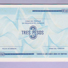 Kuuba 3 Pesos Serie C v.1985- UNC (Certificado de Compra) - pikkukuva 2