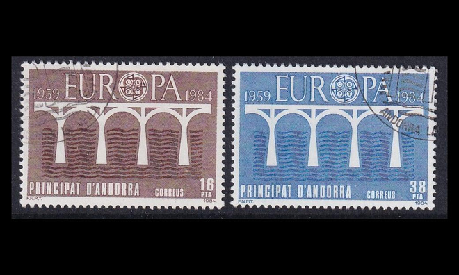 Andorra Sp 175-6 o Europa (1984)