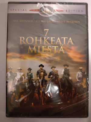 7 rohkeata miestä (1960) Yul Brynner, Charles Bronson (UUSI)