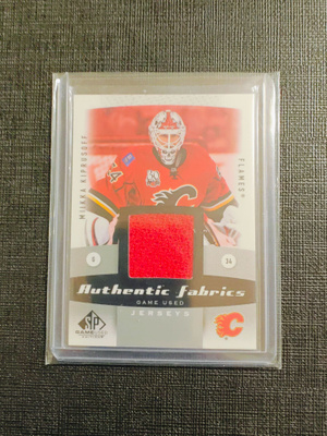 Miikka Kiprusoff - 10-11 SP Game-Used Authentic Fabrics