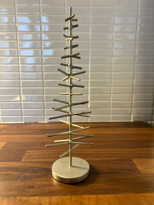 Joulukuusi, pöytäkuusi, metalli **HOPEA**