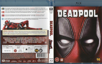 deadpool (2016) (17 483) k -FI- nordic, BLU-RAY ryan reynol