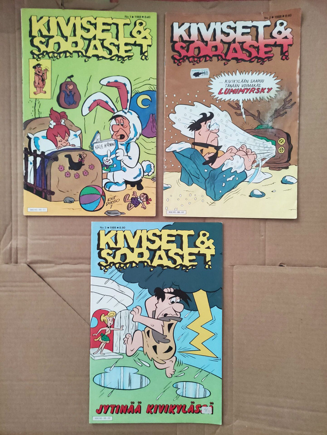 Kiviset ja Soraset 1988 1-3