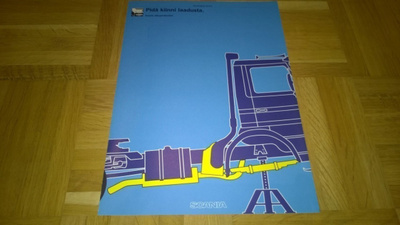 Esite Scania alkuperäisosat, 1989