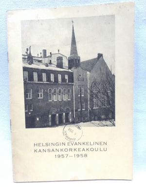 Helsingin Evankelinen Kansankorkeakoulu 1957-1958