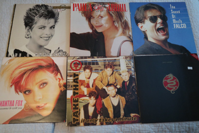  NIPPU 12  - 80's 90's DANCE POP -Vinyyleitä (10kpl)