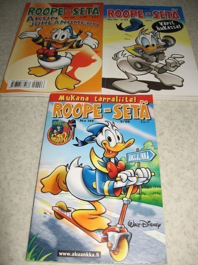 ROOPE-SETÄ: 358, 349, 356