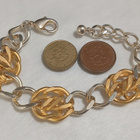 Upea 21k kullattu Kanadalainen rannekoru Gold plated  ketju - pikkukuva 3
