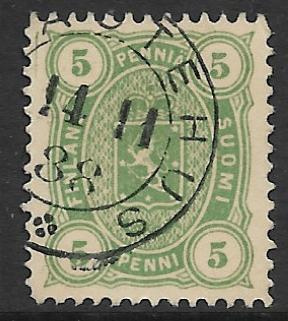 Nelilukuiset 1885 5p (LAPE 20) O