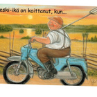 °°KESKI-IKÄ ON KOITTANUT, KUN...°° KORTTI /  (HÖRÖLÄ) - pikkukuva 1