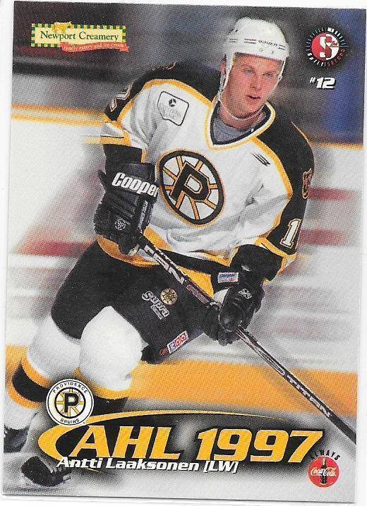 1997-98 Providence Bruins #12 Antti Laaksonen Lukko farmi