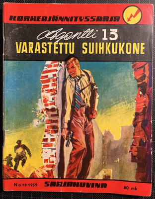 Korkeajännitys 1959 no:19; Agentti13 & varastettu suihkukone