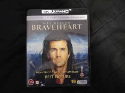 BRAVEHEART 4K BLU-RAY + 2-BLU-RAY