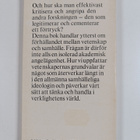 Ingvar Johansson : Positivism, marxism, kritisk teori - pikkukuva 2