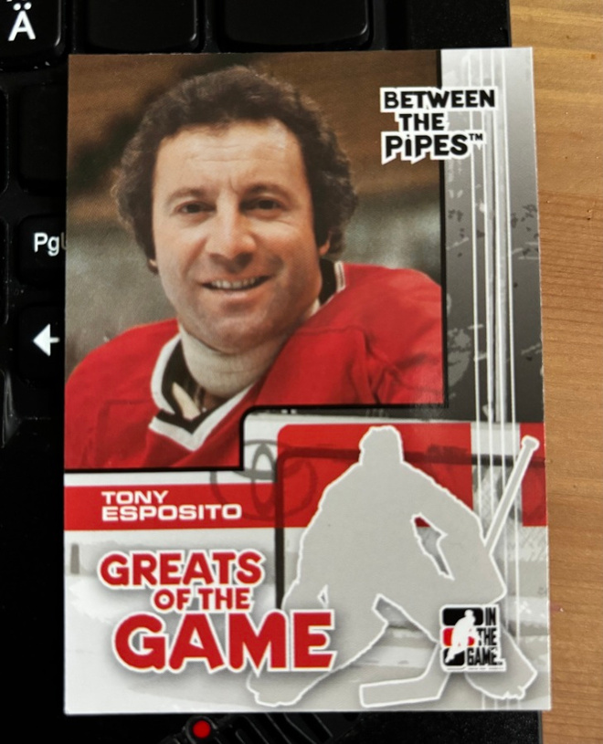 2007-08 Between The Pipes #89 Tony Esposito