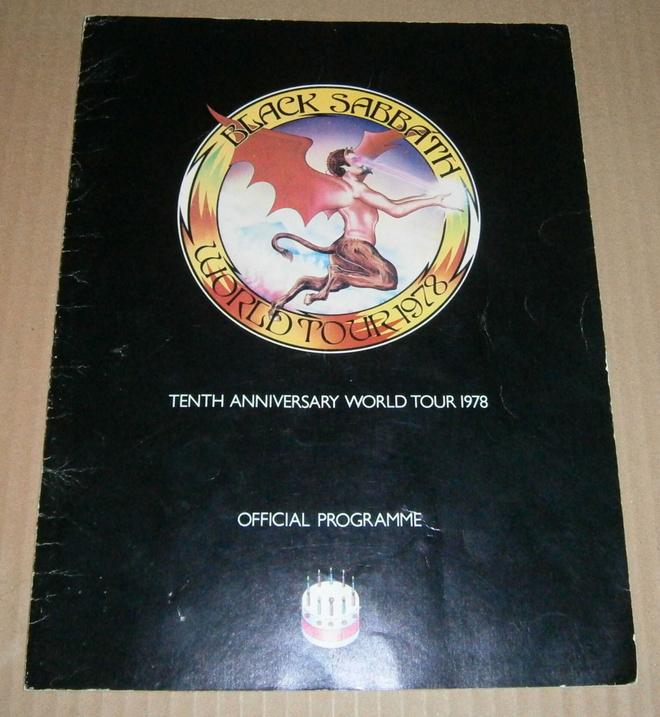 Black Sabbath: Tenth Anniversary Tour 1978 kiertuekirja