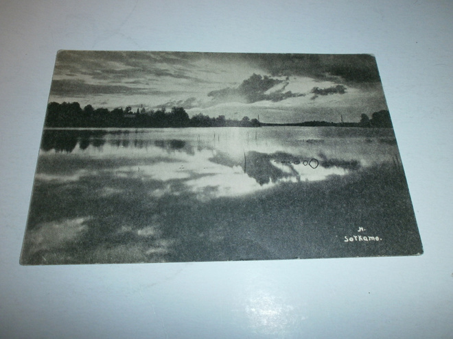 Sotkamo, järvimaisema, vanha mv  valokuvapk, ei p.