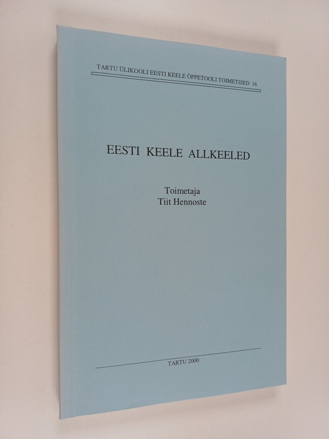 Eesti keele allkeeled