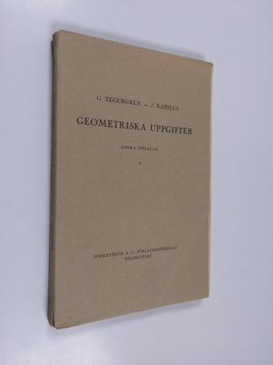 Gustav Tegengren : Geometriska uppgifter