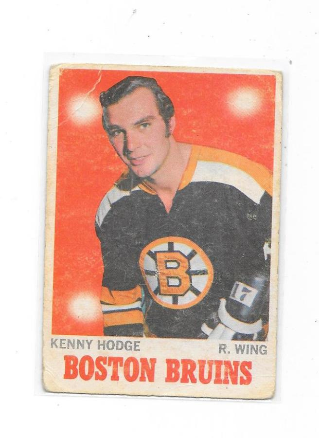 1970-71 OPC #8 Kenny Hodge Boston Bruins
