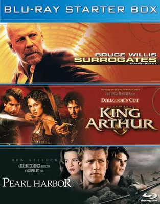blu-ray starter box:surrogates/king arthur/pearl h	(38 111)