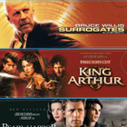 blu-ray starter box:surrogates/king arthur/pearl h	(38 111) - pikkukuva 1