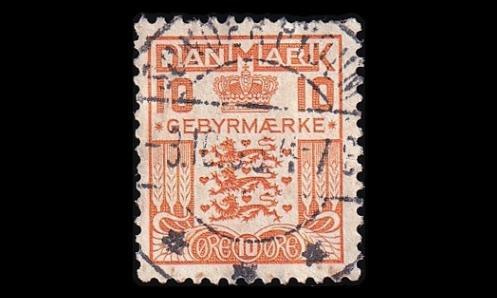 Tanska VM_18 o Gebyr 10 öre (1934)