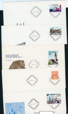 FDC 1973 kaikki 20 FDC kuorta