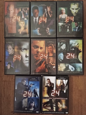 24 tuotantokaudet 1-8 dvd