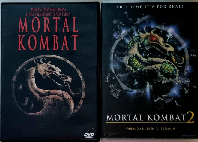 MORTAL KOMBAT 1 & 2 DVD (2 X 1 DISC)