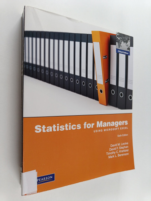 David M. Levine ym. : Statistics for Managers Using Micro...