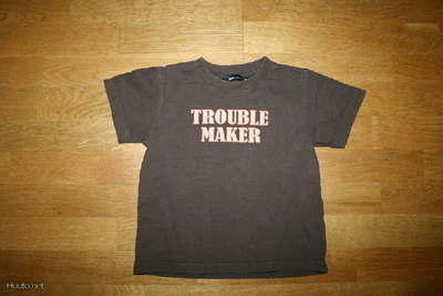 Lindex ruskea Trouble Maker t-paita 104