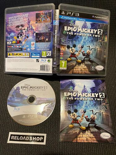 Disney Epic Mickey 2 The Power of Two - NORDIC PS3 - CiB