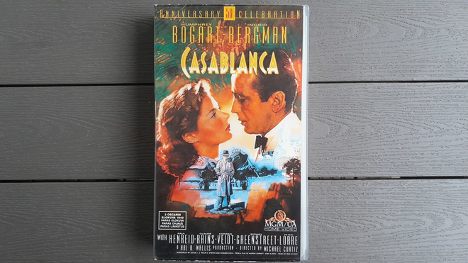 VHS: Casablanca (Humphrey Bogart, Ingrid Bergman 1943/1992)