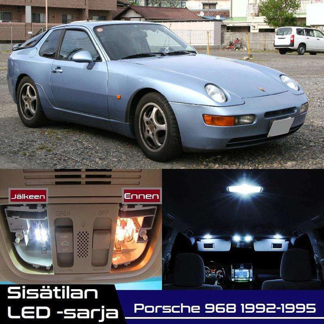 Porsche 968 Sisätilan LED-sarja 6-osainen