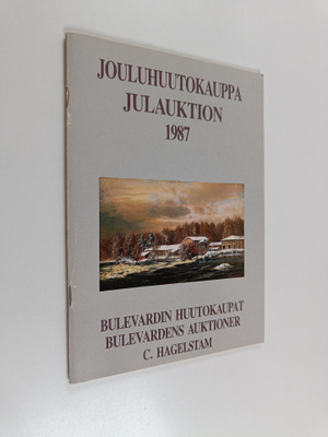 Jouluhuutokauppa keskiviikkona 25.11.1987 = Julauktion on...