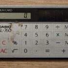 Vintage Casio SL-760 SRB Solar Powered Calculator 1980's - pikkukuva 1