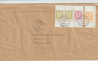 Postileima, HELSINKI 100 lajittelukeskus 19.11.1986