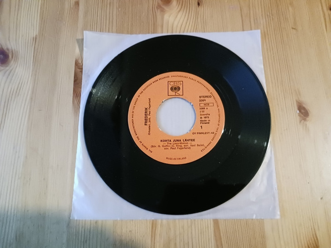 Frederik – Kohta Juna Lähtee 7" orig 1975 Rock, Disco