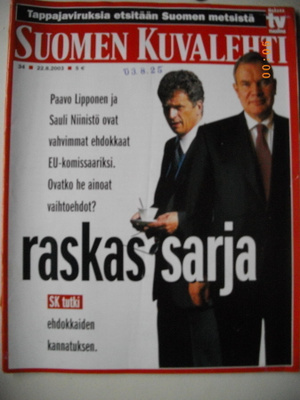 Suomen Kuvalehti Nro 34/2003 (19.9)