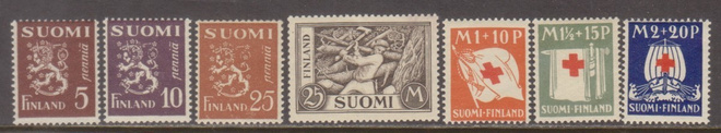 v.1930 Merkkejä postituoreena**