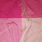 Kaksi isoa huivia ruskea / beige ja pinkki / vaaleanpunainen - pikkukuva 3