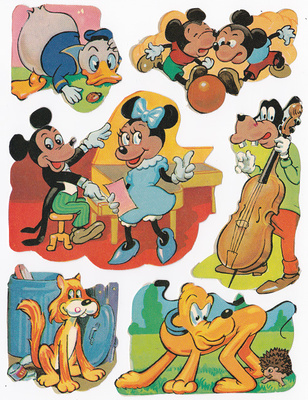 MLP 1450 Disney Mikki Hiiri Aku Hessu Iines