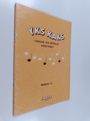 Musica 1-2 : Yks kaks lauluja ala-asteelle : säestykset