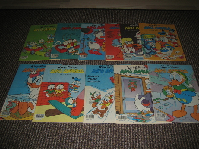 Aku Ankka Lehdet 1993 (11kpl)