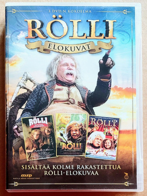 RÖLLI-ELOKUVAT – kolmen DVD:n boksi 1991/2001/2013, siistit!