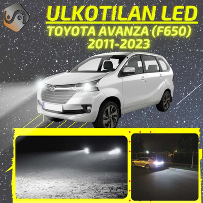 AVANZA (F650) 2011-2023 Ulkoiset LED -valot